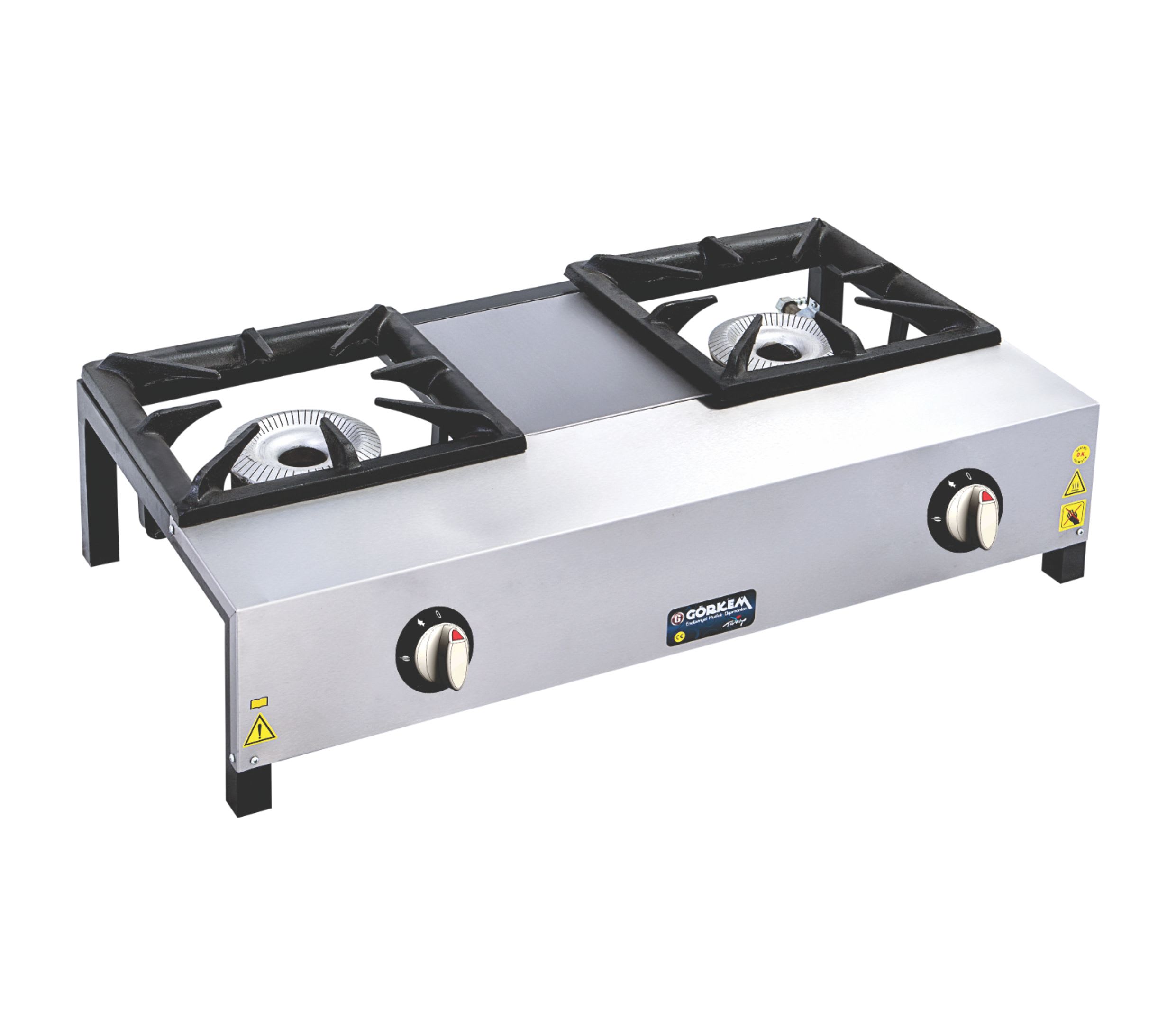 2-Burner Low Stand Restaurant Stove Gas (CE)