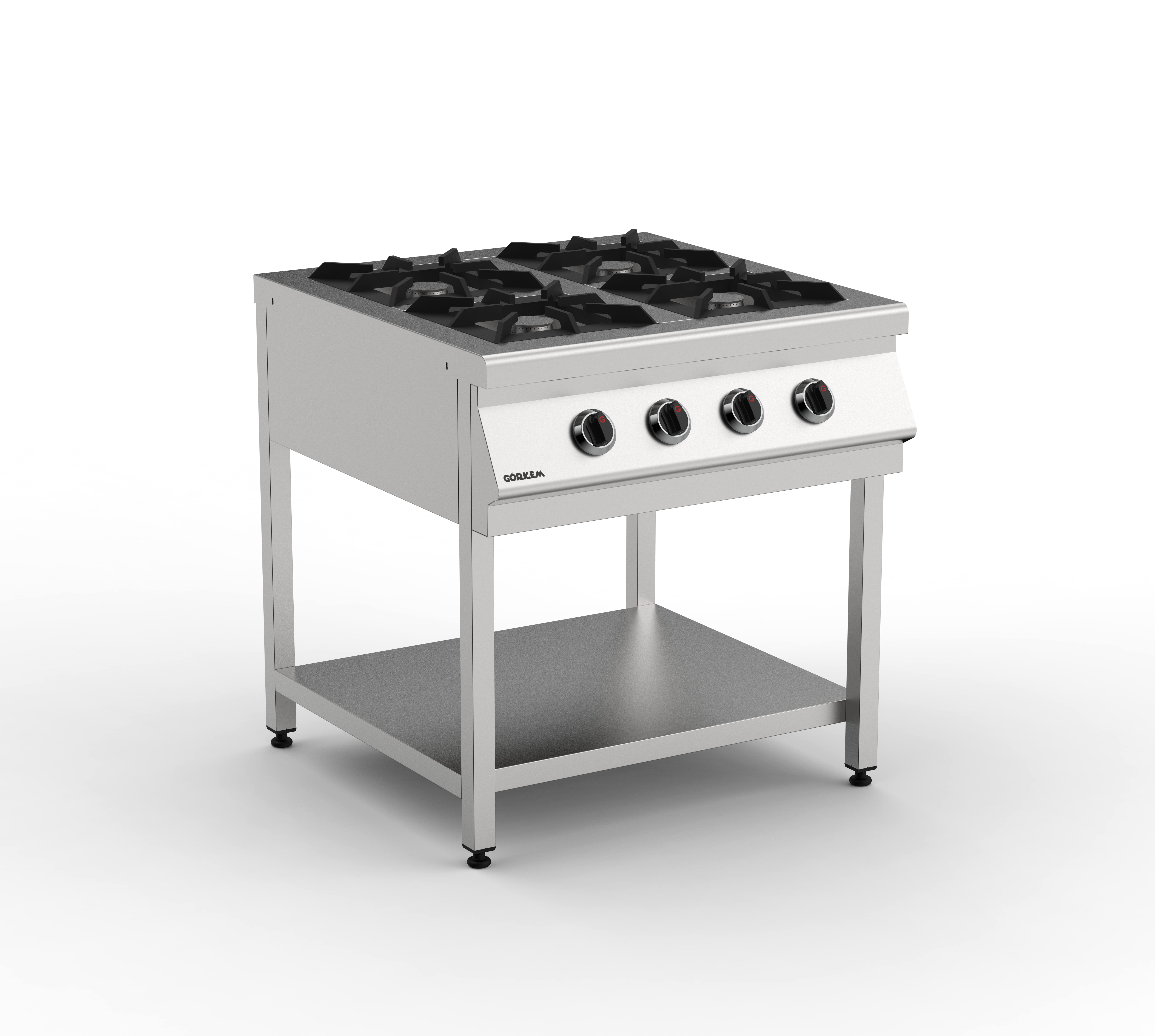 80*80 4-Unit With Bottom Shelf Stove Gas (CE)