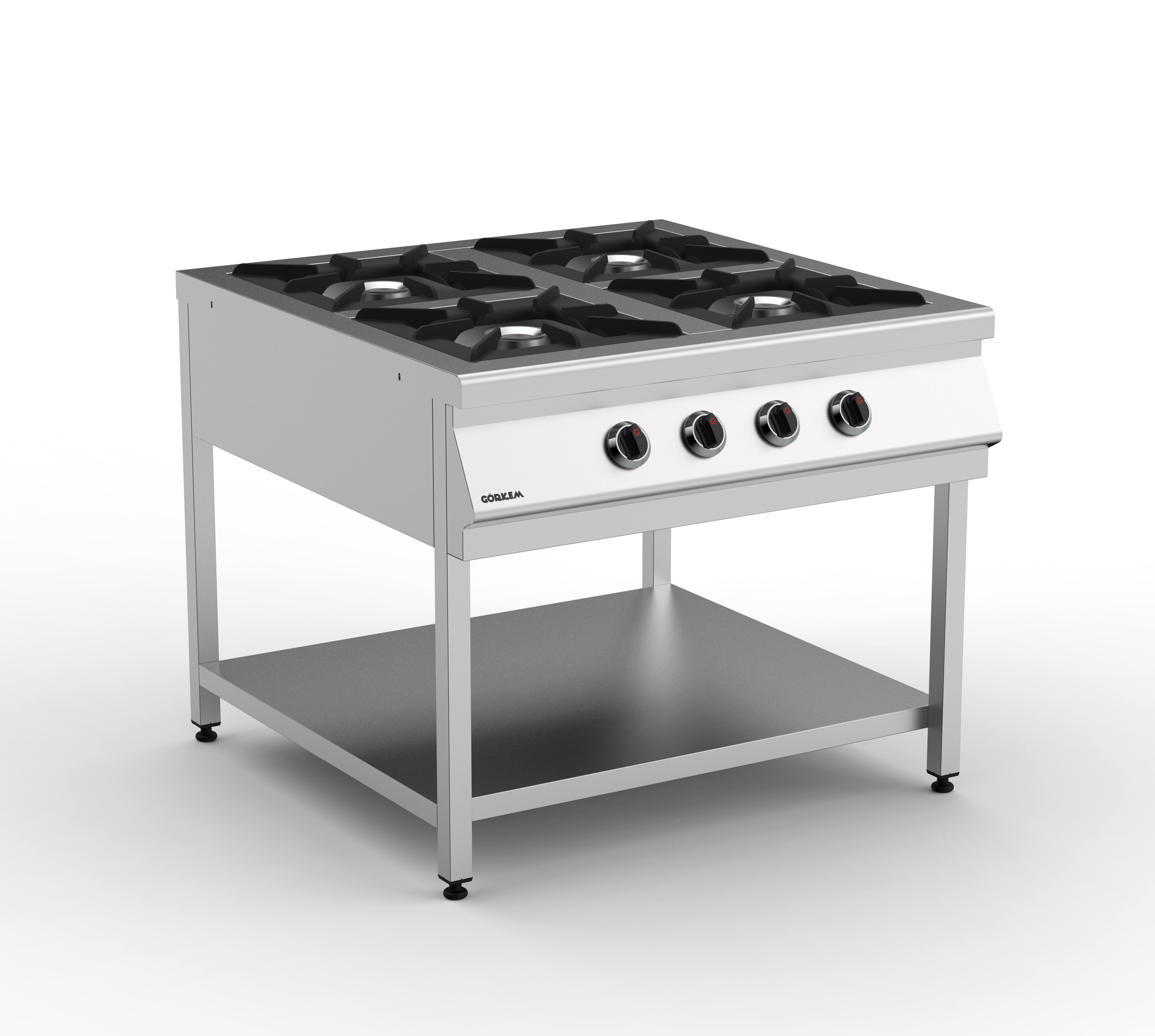 4-Unit With Bottom Shelf Stove Gas (CE)