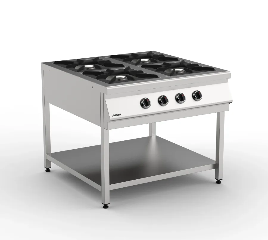 4-Unit With Bottom Shelf Stove Gas (CE)